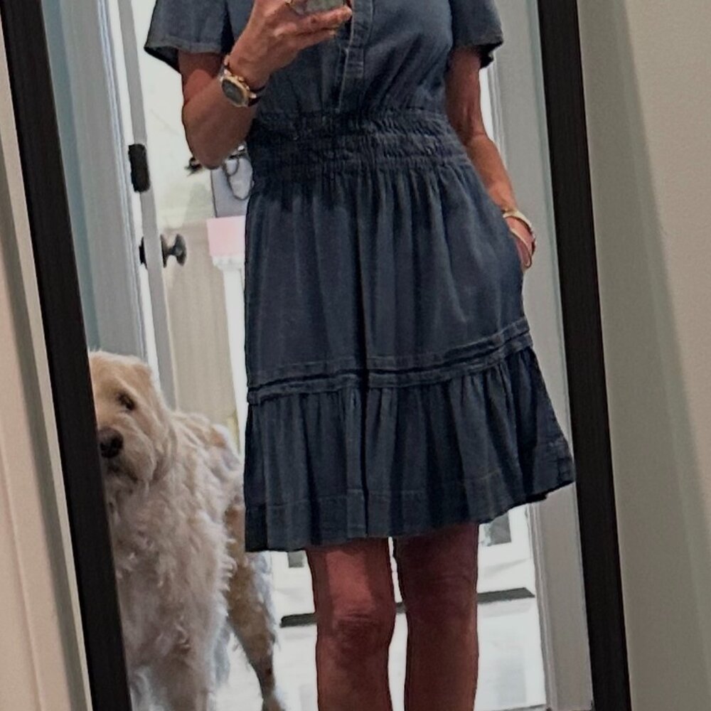 Anthro Denim Dress